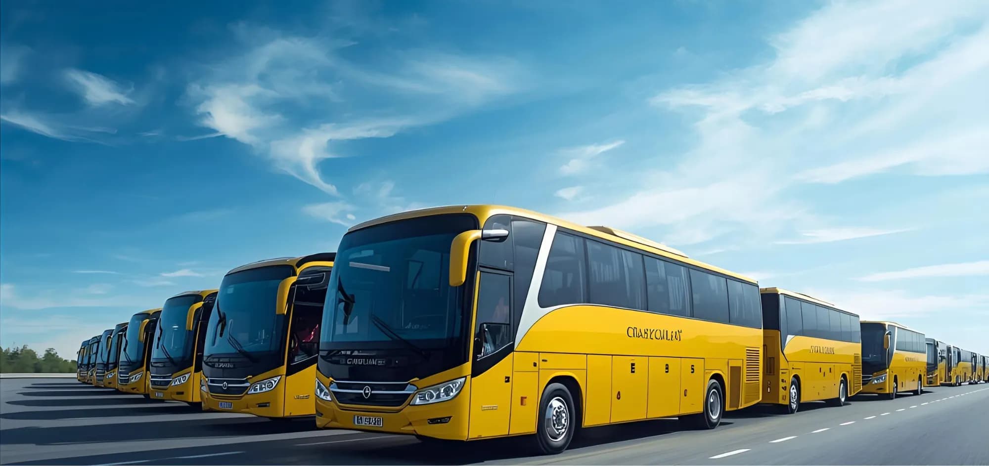 Luxury bus rental service from Agra to Ayodhya — 22 to 56 seater AC coaches for group travel