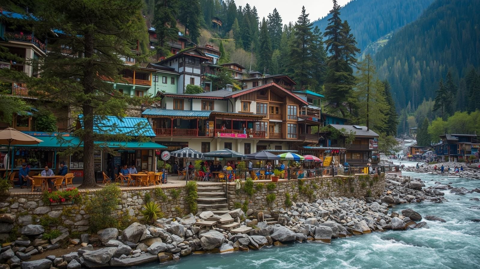 Local taxi in Kasol